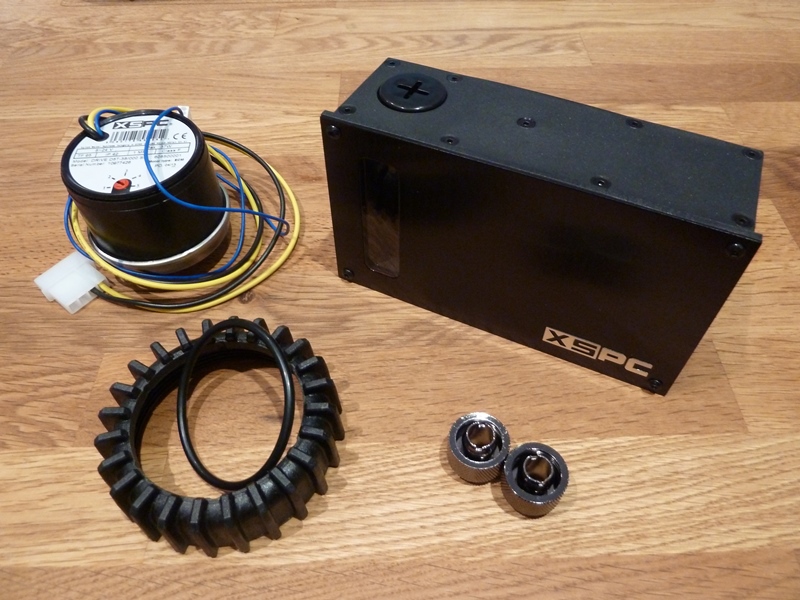 XSPC Nylon Dual 5.25 Bay Reservoir Laing D5 Vario Motor